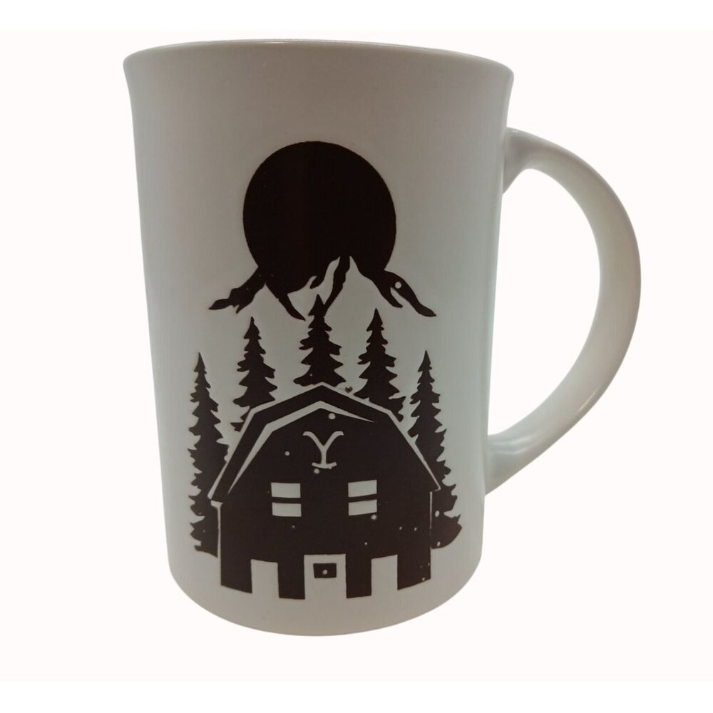 Yellowstone Wild Free Ceramic Coffee Mug Spike Stoneware Y Ranch 18 oz TV Series